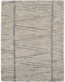 Colorado CLR01 Grey/White Rug, 2'3" x 7'6"