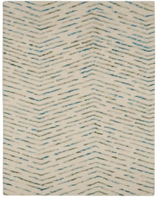 Colorado CLR02 Ivory/Green Rug, 2'3" x 7'6"