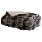 Couture Fur F7108 Dark Grey 50" x 60" Throw Blanket