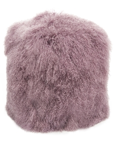 Couture Fur PR125 Lavender 16 x 16 x 17 Poufs