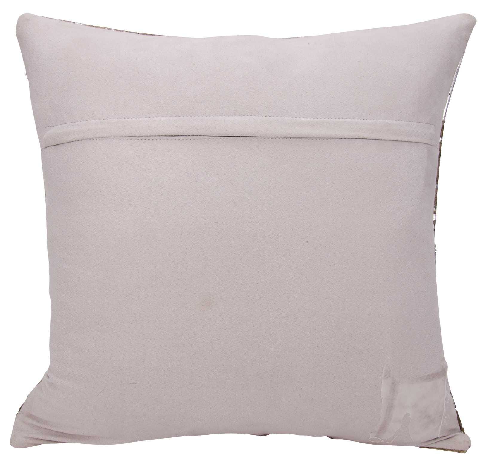 COUTURE NAT HIDE S6078 GREY SILVER 20 x 20 THROW PILLOW