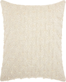 COUTURE LUSTER HR105 WHITE 20" x 20" THROW PILLOW