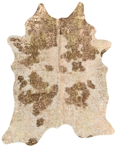 COUTURE RUG BR100 BROWN/GOLD 5' x 8' THROW RUG