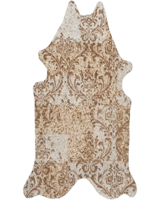 COUTURE RUG S0084 WHITE/SILVER 60" x 84" THROW RUG