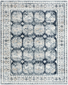 Dekor DEK01 Grey Navy Area Rug