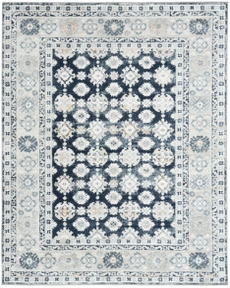 Dekor DEK02 Grey Navy Area Rug