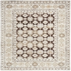 Dekor DEK02 Ivory Brown Area Rug