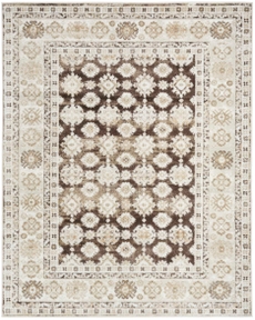 Dekor DEK02 Ivory Brown Area Rug
