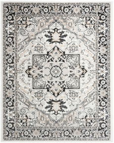Dekor DEK08 Ivory Charcoal Area Rug