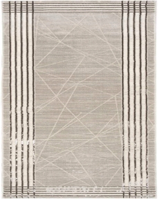 Desire DSR01 Grey Silver 2'3" x 7'6" Area Rug