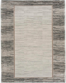 Desire DSR02 Grey/Black 2'3" x 7'6" Area Rug