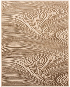 Central Park West CEP02 Beige Brown 2'2" x 7'6" Area Rug