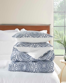 DREAMSCAPE DSC03 NAVY FULL/QUEEN 3-PIECE BED SET