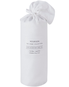 Dreamscape DSS02 White King 4 Piece Sheet Set