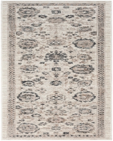 Eco Cycle ECY02 Ivory Multicolor 2'2" x 7'6" Area Rug