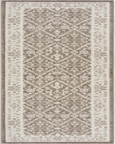 Eco Cycle ECY04 Ivory Mocha 2'2" x 7'6" Area Rug