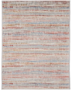 Elation ETN01 Ivory/Multicolor Rug, 2'3" x 7'6"