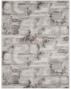 Elation ETN06 Grey/Ivory Rug, 2'3" x 7'6"