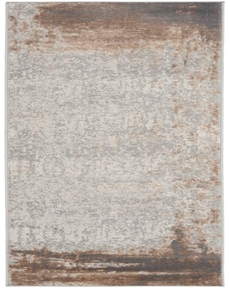 Elation ETN07 Grey/Ivory Rug, 2'3" x 7'6"