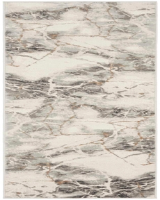 Elation ETN13 Ivory/Grey Rug, 2'3" x 7'6"
