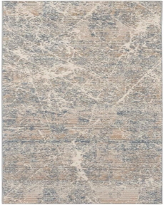 Exhale EXL02 Beige Blue 2'2" x 7'6" Area Rug