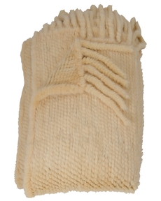Couture Fur F7109 Beige 50" x 70" Throw