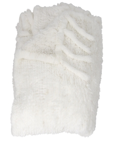 Couture Fur F7110 White 50" x 70" Throw