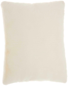 FAUX FUR AP100 WHITE 20" x 20" THROW PILLOW