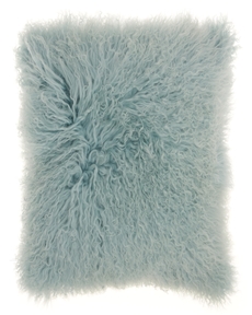 Couture Fur F7101 Celadon 20" x 20" Throw Pillow