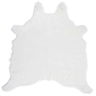 FUR FL100 WHITE 60" x 84" THROW RUG