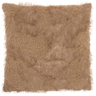 FAUX FUR L0296 BEIGE 18" x 18" THROW PILLOW