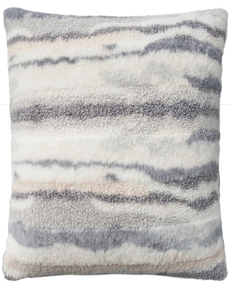 Faux Fur RD520 Blue 20" X 20" Throw Pillow