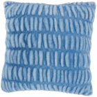 FAUX FUR SN101 OCEAN 20" x 20" THROW PILLOW