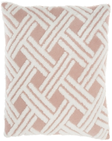 FAUX FUR TL901 BLUSH 20" X 20" THROW PILLOW