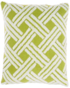 FAUX FUR TL901 LIME 20" X 20" THROW PILLOW