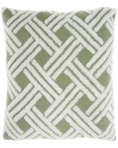 FAUX FUR TL901 SAGE 20" X 20" THROW PILLOW
