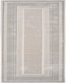 Glitz GLZ07 Silver 2'3" x 7'6" Area Rug