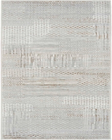 Glitz GLZ09 Silver Grey 2'3" x 7'6" Area Rug