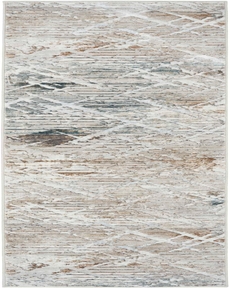 Glitz GLZ11 Grey Multicolor 2'3" x 7'6" Area Rug