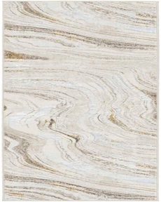 Glitz GLZ22 Grey Gold 2'3" x 7'6" Area Rug
