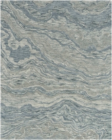 Graceful GRU01 Blue Area Rug