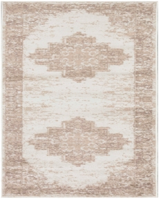 Grafix GRF14 Ivory Beige 2'3" x 12' Area Rug