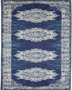 Grafix GRF14 Navy Blue 2' x 6' Area Rug