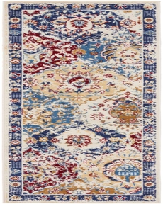 Grafix GRF31 Blue Multicolor 2'3" x 12' Area Rug