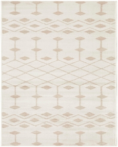 Grafix GRF37 Ivory Beige 2'3" x 7'6" Area Rug