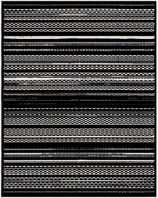 Grafix GRF41 Black White 2'3" x 7'6" Area Rug