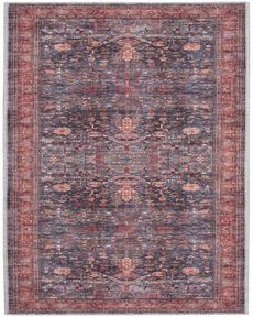 Grand Washables GRW02 Navy Brick 2' x 6' Rug