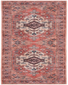 Grand Washables GRW03 Rust Multicolor 2' x 6' Rug