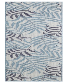 Garden Oasis GOA01 Blue 2' x 8' Area Rug