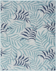 Garden Oasis GOA01 Blue Area Rug